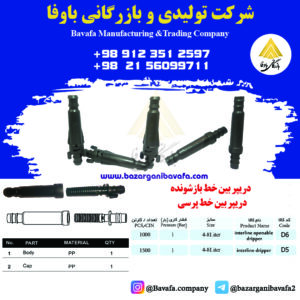 دریپر بین خط بازشونده و پرسی