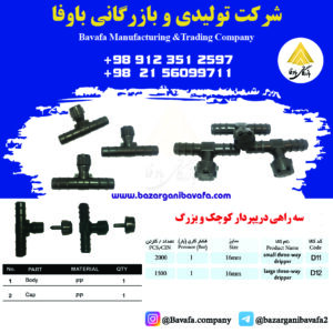 سه راهی دریپردار کوچک و بزرگ