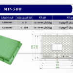 دریچه منهول کامپوزیت چهارگوش 80*60